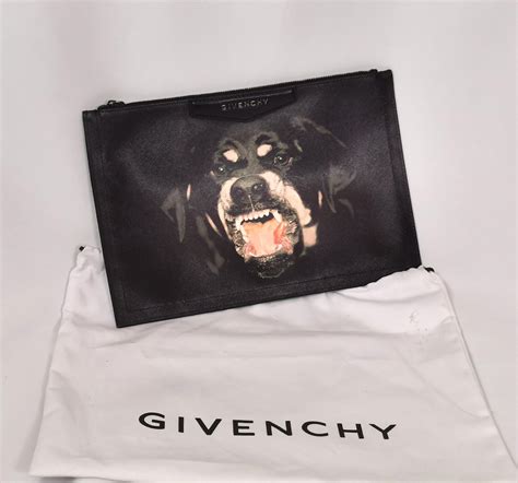 givenchy rottweiler clutch bag|Givenchy rottweiler bag for sale.